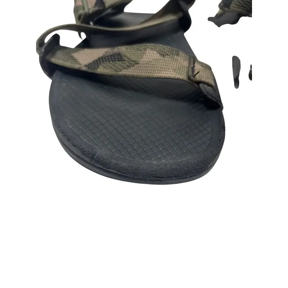 Chaco Z/1 Classic Sandals Mens 12 Green Camo Adjustable Straps
